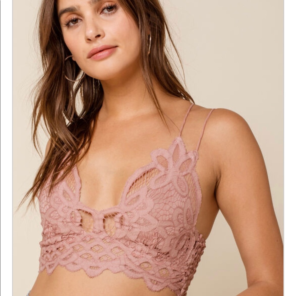 free people adella mauve bralette